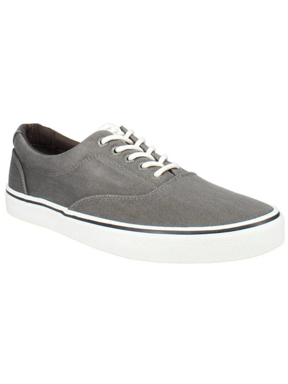 IZOD® Rangley Men's Lace Up Memory Foam Casual Canvas Shoe, Gray /8, 8.5